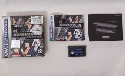 WWE Survivor Series Game Boy Advance komplett in Box getestet & funktionsfähig PAL 