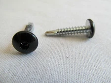 125 #10x1" Truss Head Double Square BSD 3 Flutes Hard Zinc BLACK Head Screws RV
