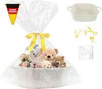 Geschenkkorb Leer PräSentkorb Leer Baumwollseilweberei, Korb FüR Geschenke Mit G