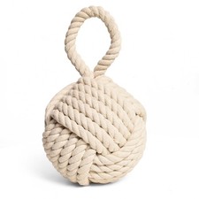 Decorative Door Stop, Weighted Door Stopper for Bottom of Doors, Rope Doorsto...
