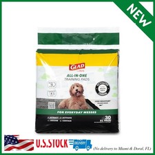 30 Count Pet Supplies Glad for Pets Extra Large Charcoal Dog Training Pads - Abs