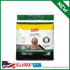 30 Count Pet Supplies Glad for Pets Extra Large Charcoal Dog Training Pads - Abs