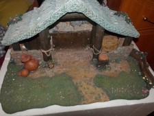 THOMAS KINKADE CHRISTMAS VILLAGE  STAR OF HOPE  CRECHE   USED ONCE EXCELLENT CON