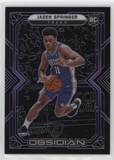 2021-22 Panini Obsidian Electric Etch Purple 44/99 Jaden Springer #192 x5u