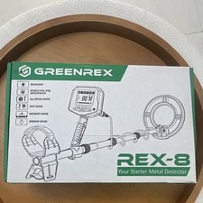 GREENREX REX-8 Ground Search Metal Detector, Waterproof, Backlight