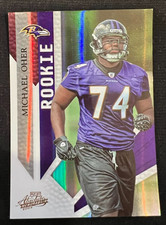 MICHAEL OHER 2009 Playoff Absolute Memorabilia #171 Rookie Card RC #086/499. rookie card picture