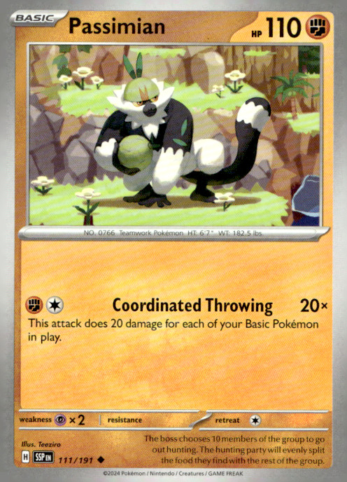 Passimian Uncommon SV08: Surging Sparks 111/191 NM