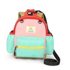 Backpack Leash for Toddlers 1-3: Baby LEASH - Age 1-2 9.5"H Pink Red green