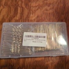 U Shaped Hair Pins 100 Pcs Blonde Bun Hair Pins for Women Girls with Box