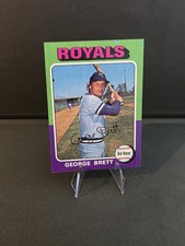 1975 Topps George Brett Rookie #228   **Very Sharp Card** ROYALS 🌟 BASEBALL RC