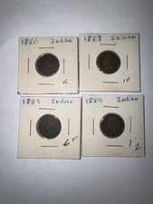 Indian Head Cents 1859-1909 Total 20 Coins