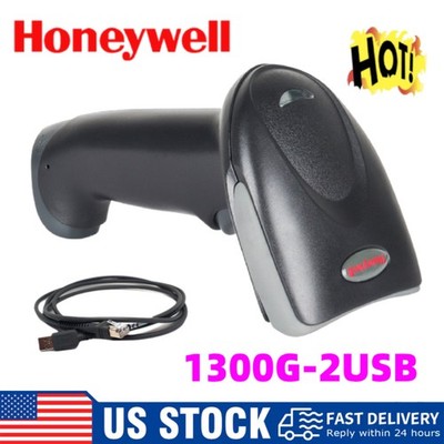 Honeywell  Barcode Scanner Hyperion 1300G-2USB 1D Handheld Reader With USB Cable