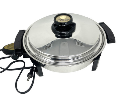 Kitchen Craft By West Bend Liquid Core Stainless Steel Electric Skillet 010OCU