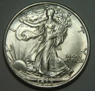1935 Liberty Walking Silver Half Dollar  - See Pics - No Reserve!
