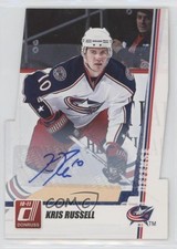 2010-11 Donruss Die-Cut Auto 21/25 Kris Russell #64 Auto 2u9
