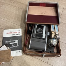 Vintage Polaroid Model J66 Electric Eye Land Camera Kit Original Case UNTESTED