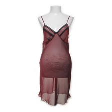 C&A Lingerie, Negligé, Größe: 32/34, Rot/Schwarz, Damen #0Qq