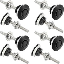 Packs of 8 Universal Aluminum Vehicle Hood Pins-Quick Release Lock Latch 8 Pack