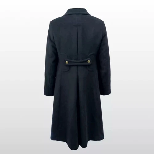 Cold Resistant Replica Soviet Navy M69 Winter Black 12-Button Woolen Overcoat image 3