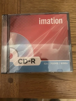 Imation CD-R 52x700MB 80min In Jewel Cases. 30 Discs. New. - Image 1 of 2