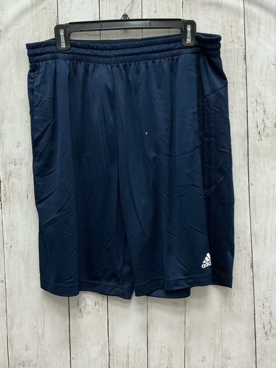 Mens Adidas Aeroready ClimaTech Blue Athletic Shorts  With Pockets XL