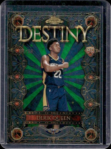 2025 Topps Chrome Derik Queen Refractors Green (RAW)