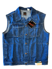 Vintage Levi's Movin' On Denim Vest Medium DEADSTOCK/NWT