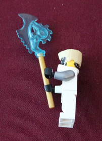 LEGO Ninjago Minifigure Zane Rebooted Techno Robe Battle Damage 70724 NJ0085