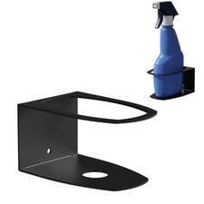 Spray Bottle Holder Heavy Duty- Wall Mount Storage Rack for 1 Spray Bottle, U...