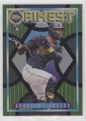 2022 Topps Finest Flashbacks Black Refractor 24/25 Rodolfo Castro #187 0j4i
