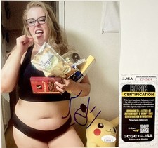 WWE Piper Niven Signed 8x10 Photo D Authentic Autograph Green Regime JSA COA