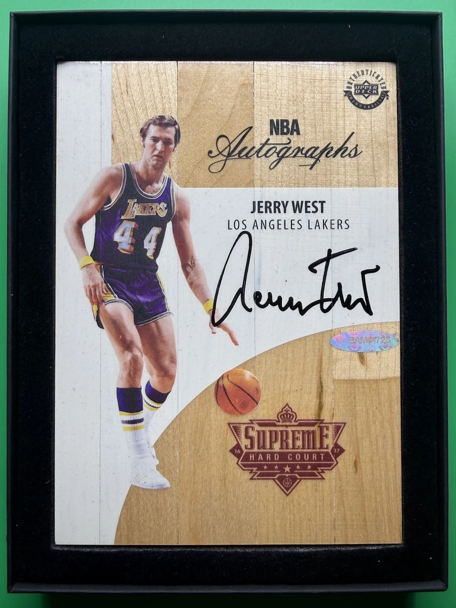 Upper Deck Jerry West Basketball Autographed Sports Trading Cards