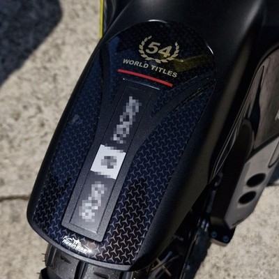 Resin 3D Stickers Compatible with Aprilia Tuareg 660 2022-2025 Mudguard