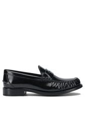 Prada Brushed Leather Loafers 38.5 Women - US Duties Included