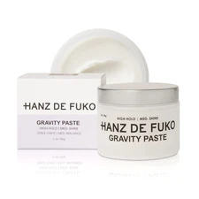 Hanz de Fuko Gravity Paste – Premium Men’s Hair Styling Paste for High Hold 2 oz
