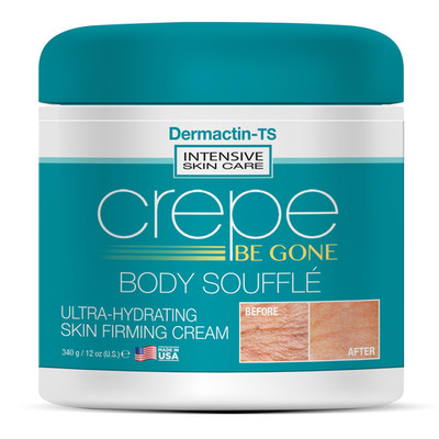 Dermactin Crepe Be Gone Body Souffle Classic - Large 12 Ounce - Ultra Hydrating