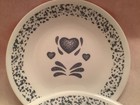 Set of 8 Corelle Blue Hearts Bread/Dessert Plates 6-3/4"  (A) — photo 4
