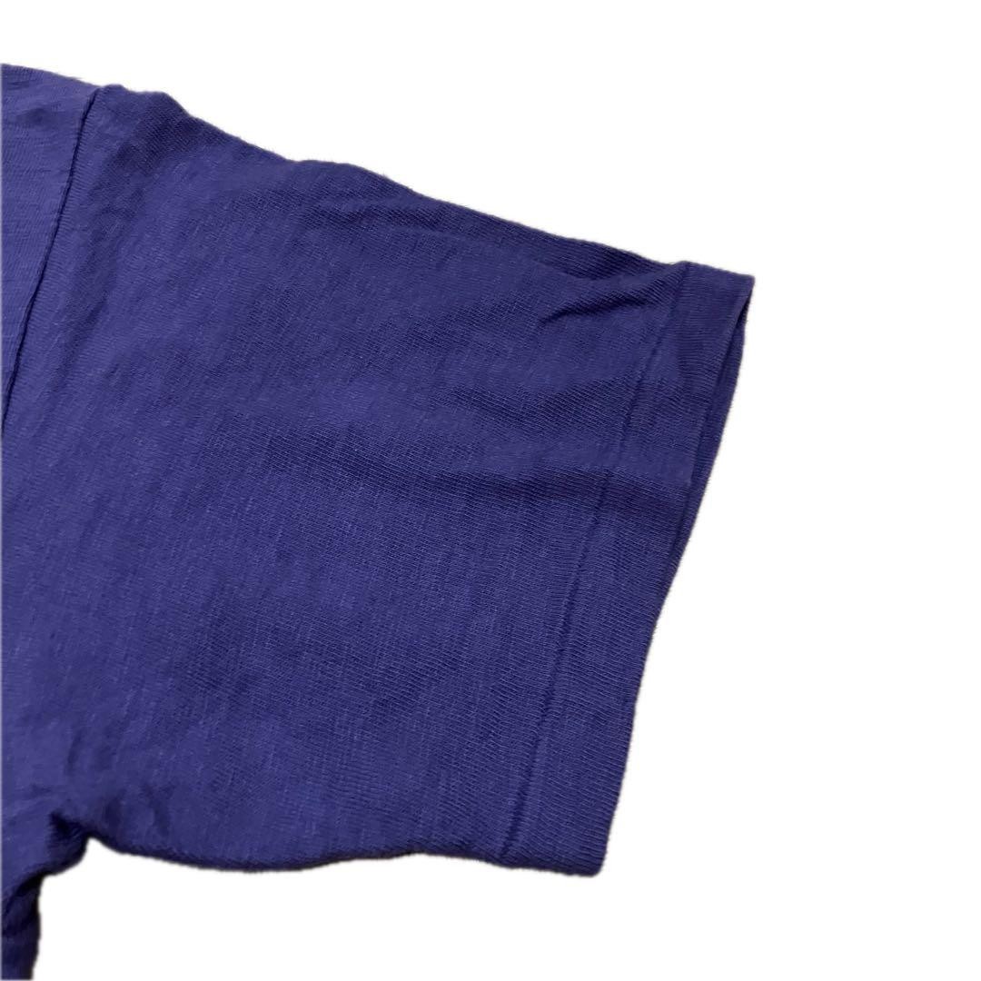 Warehouse Flocky T-shirt Navy Casual 14Y+ JAPAN image 5