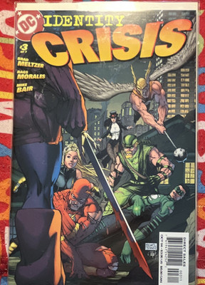 DC Comics Identity Crisis #3 Brad Meltzer Rags Morales Green Arrow Flash Color