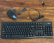WFH remote - 3 items - Logitech Keyboard, Mouse, and Headphones with Microphone