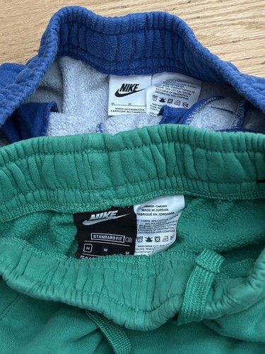 Nike Boys Lot/2 Sweatpants Pants Blue Green Size M Medium 10/12 - Picture 4 of 4