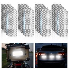 20 Pcs Super Reflection Reflective Stickers, Safety Reflective Tape for Car Bike