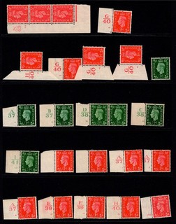 GB KGV Controls on Double Sided Hagner Page Mint Hinged