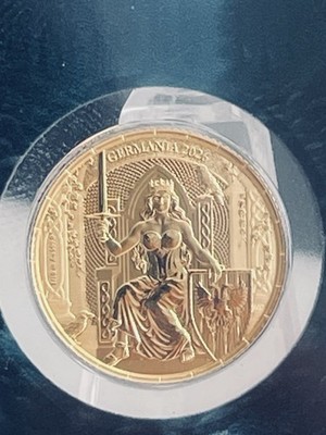 2026 Germania Queen on the Throne 1/10 oz Gold BU 20 Mark