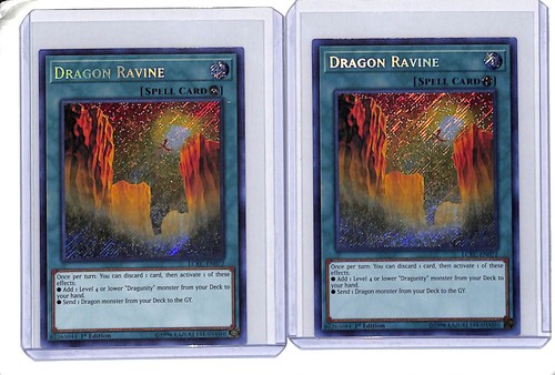 (2) Lot Yu Gi Oh! Dragon Ravine Legendary Collection Secret Rare #LCKC ...