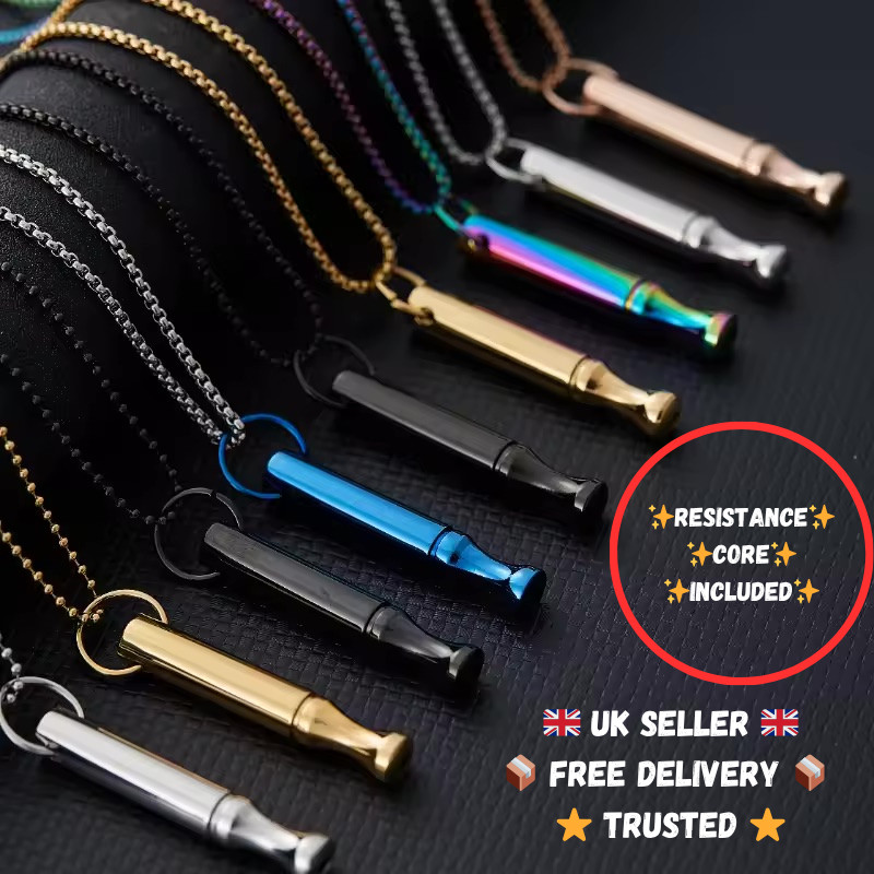 Stop Vaping Necklace with Core Flavour Resistance Breathlace Stress Anxiety