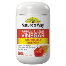 Nature's Way Superfoods Apple Cider Vinegar Max 1200mg 90 Tablets