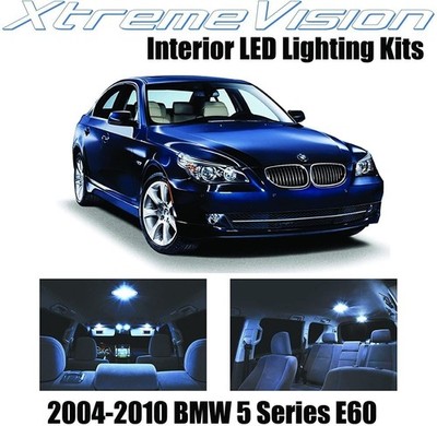 Xtremevision Interior LED for BMW 5 Series E60 2004-2010 (17 Pieces) Cool...
