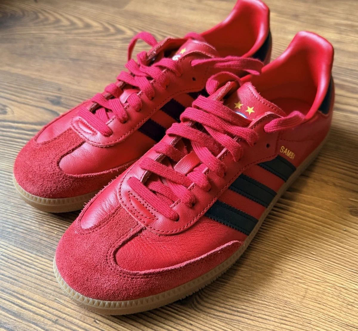 adidas FC Bayern Munich x Samba Team Power Red Black - огромный