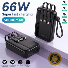 50000mAh Portable Fast External Power Bank Backup Battery Charger For Cell Phone